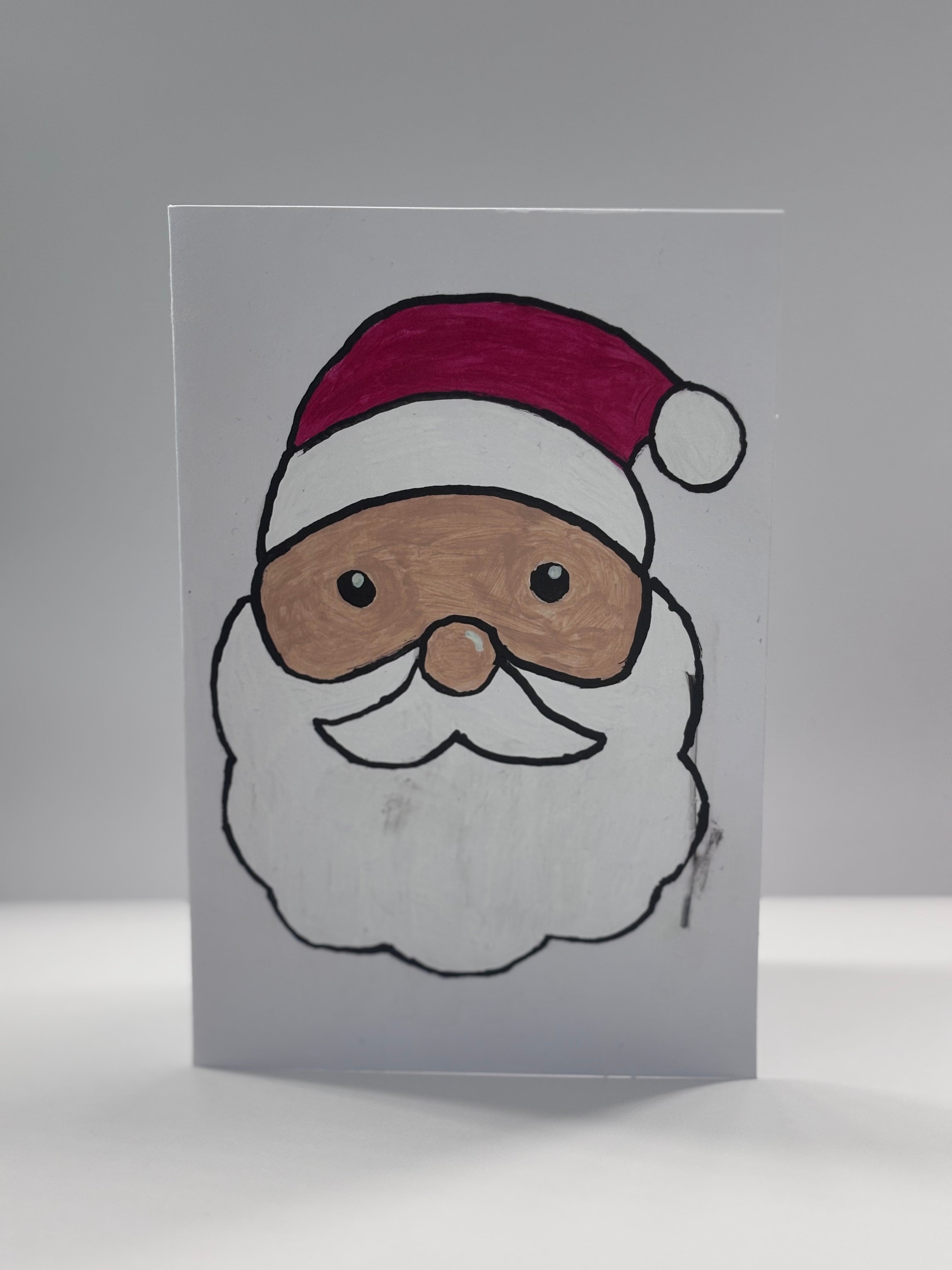 Medium Santa Christmas Card