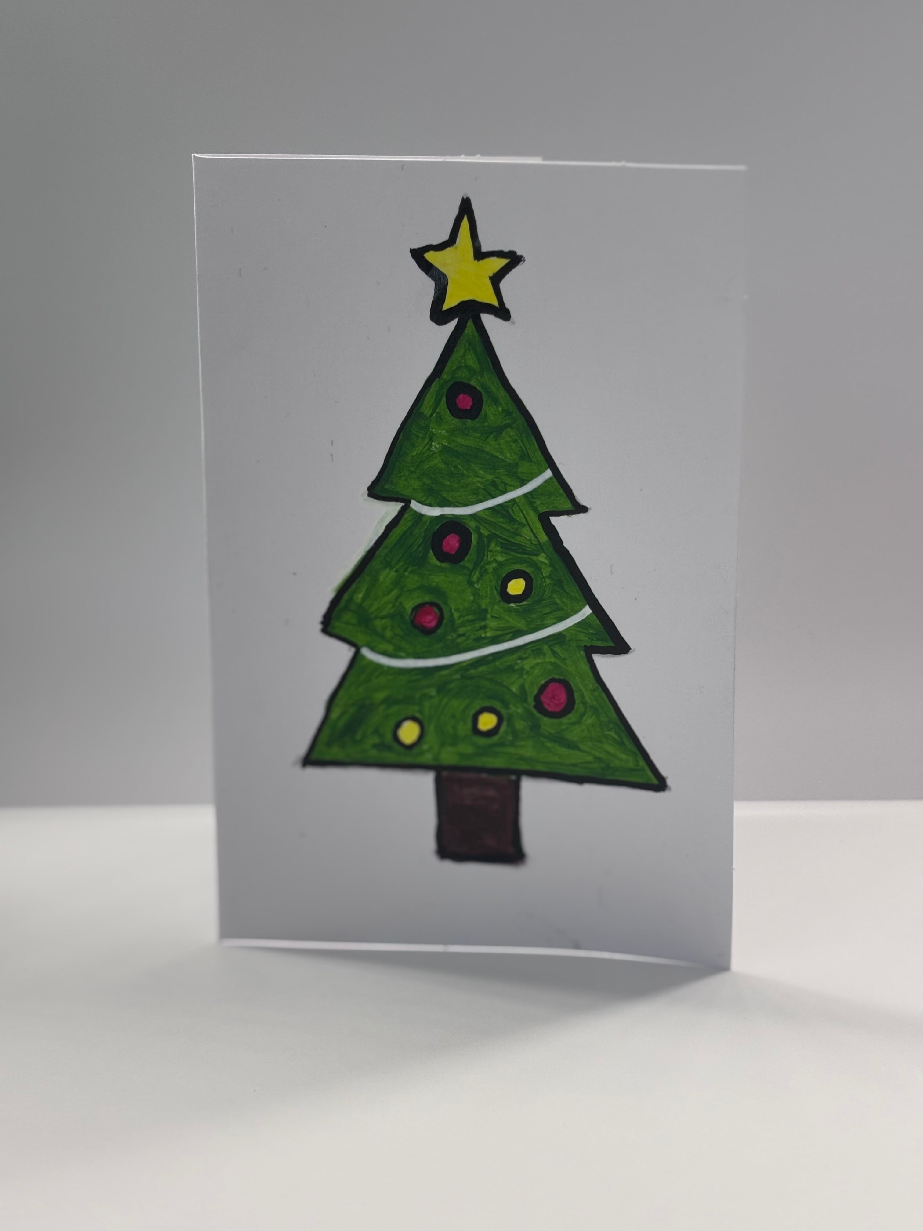 Medium Christmas Tree Card