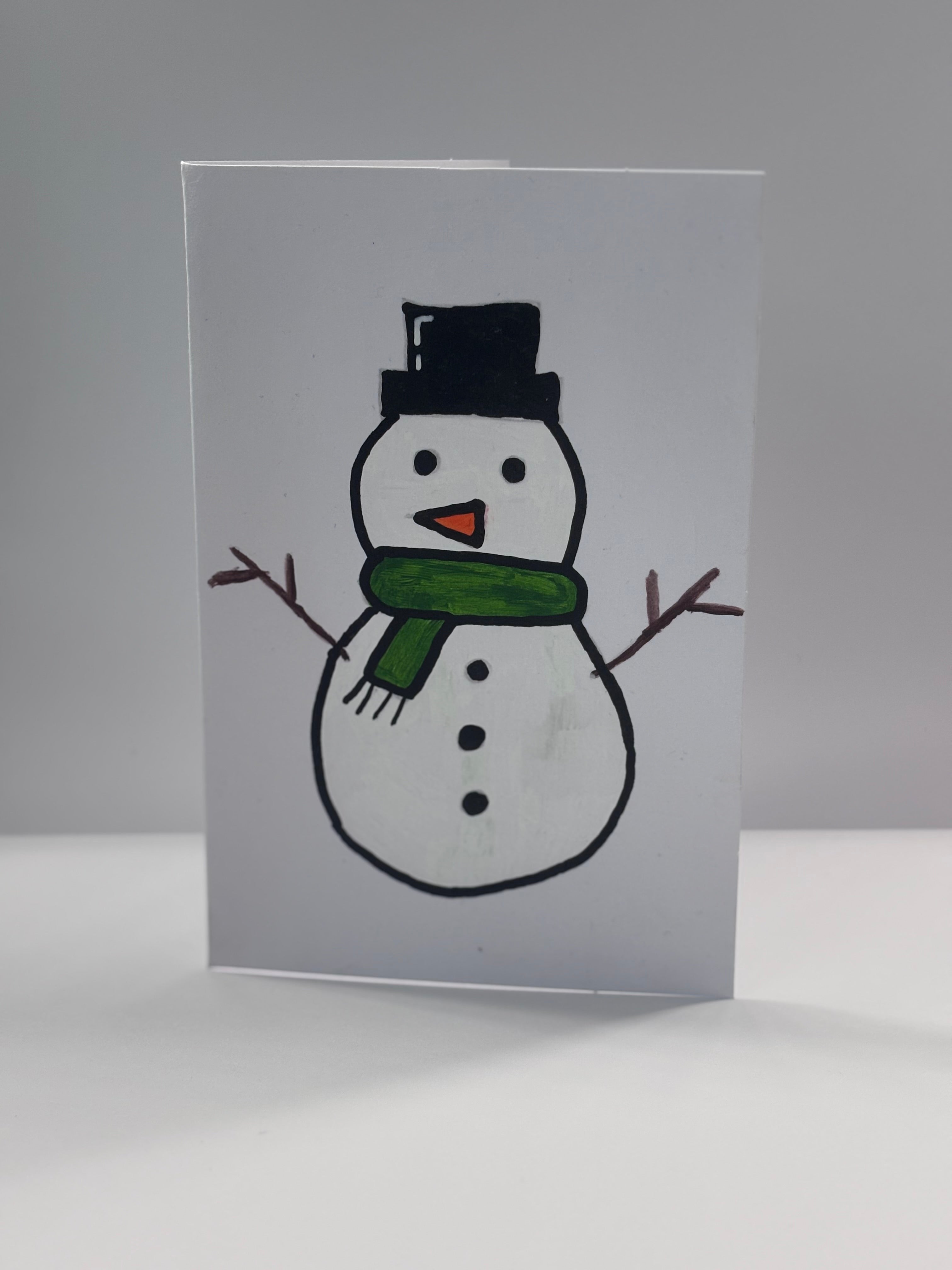 Medium Snowman Card