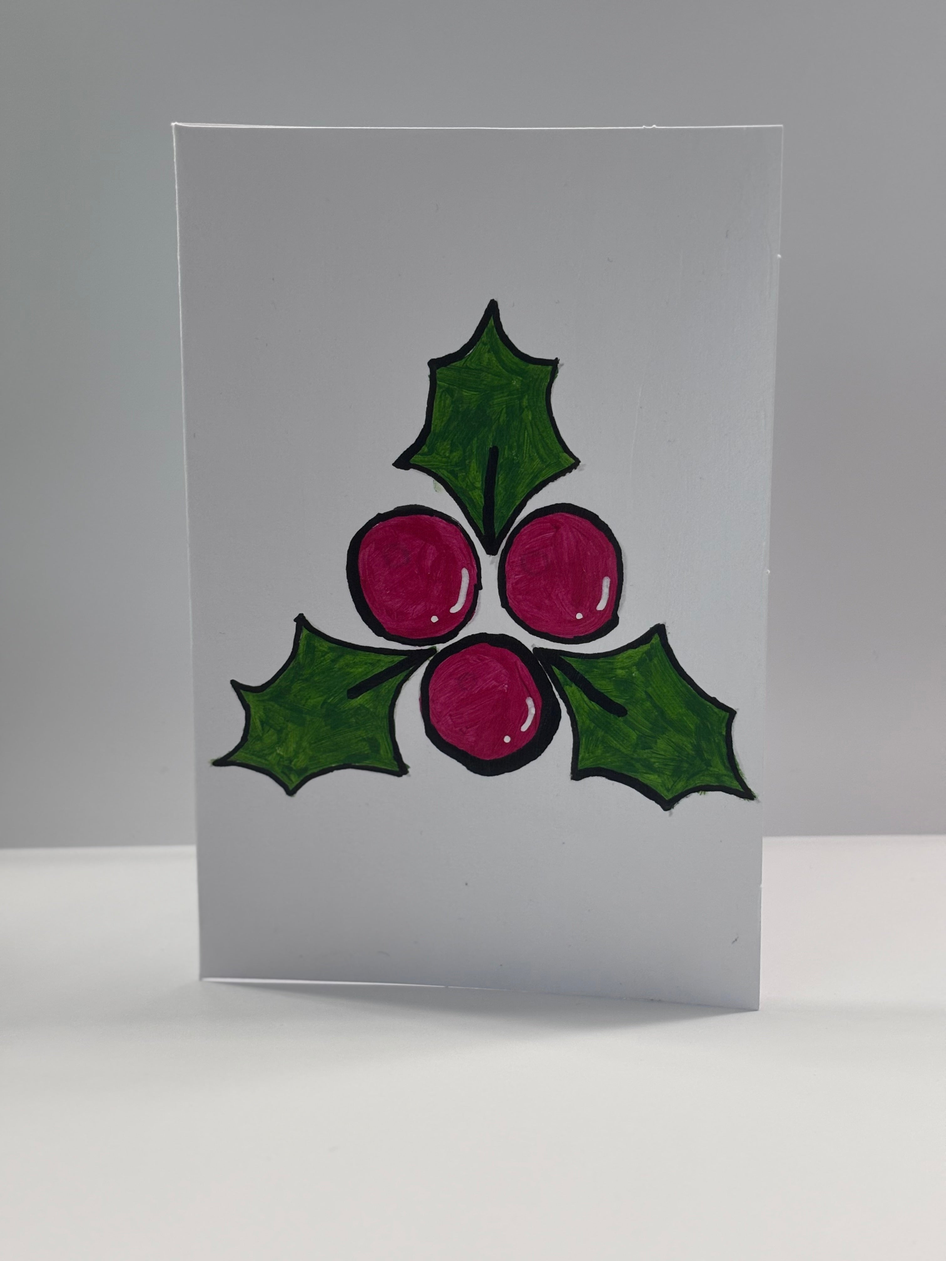 Medium Mistletoe Card