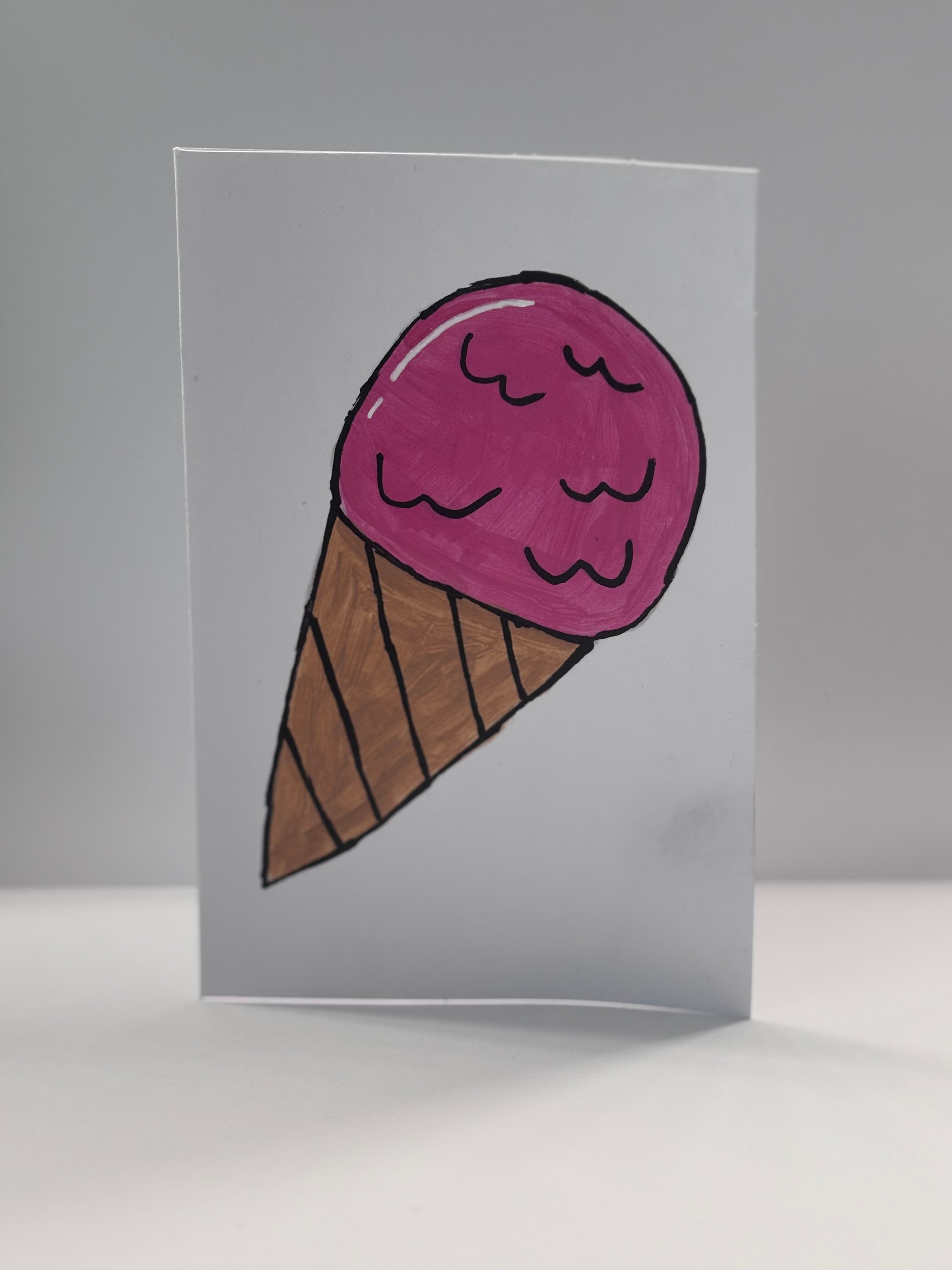 Medium Ice Cream Birthday Card